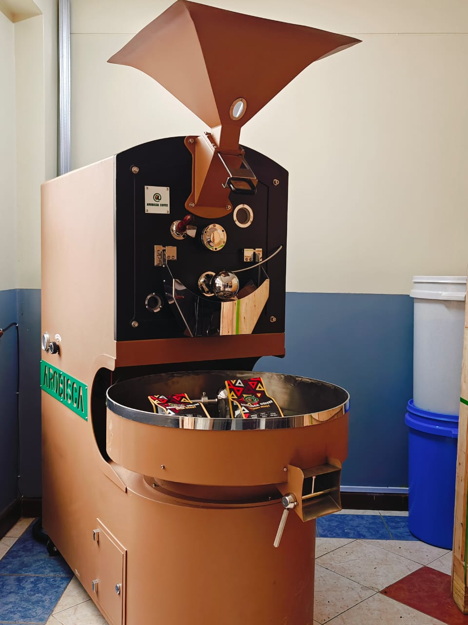 Yoshan YS-6kg 12kg 15kg All Cast Iron Gas/Electric Coffee Roaster